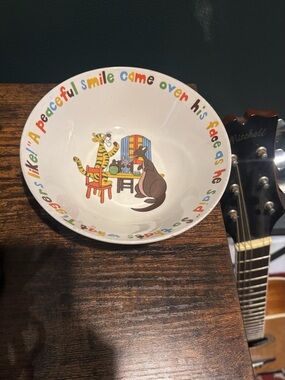 Vintage Disney Winnie the Pooh Ceramic Bowl- Hard to Find
